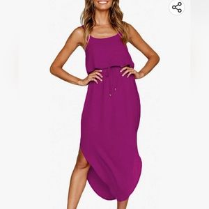 * Sale * NWT Cute Strappy Beach Midi Dress